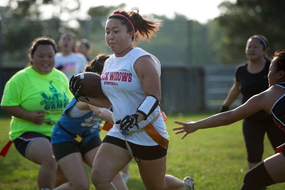 via MPRNews, St. Paul, Minnesota, http://www.mprnews.org/story/2013/06/28/news/for-hmong-american-women-flag-football-breaks-barriers